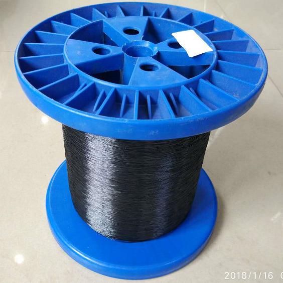 เส้นด้าย Monofilament PPS สีดำ 0.12 มม. สำหรับถักปลอกหุ้ม