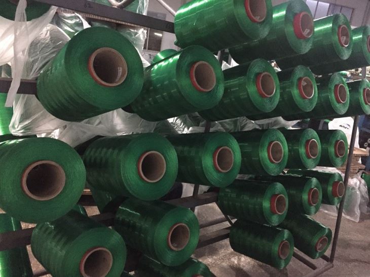 5.0cn/dtex High Tenacity 0.23mm 0.28mm Green Color HDPE Monofilament Yarn For Fishing Net