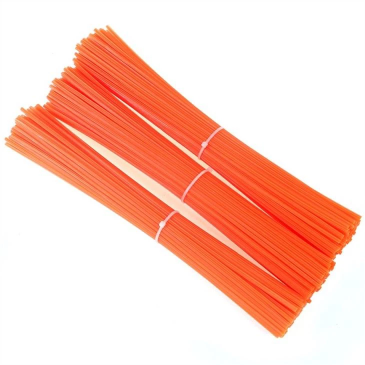 3.0mm,3.2mm,3.5mm 23CM Length Pre-cut Grass Trimmer Line For Aluminium Trimmer Head