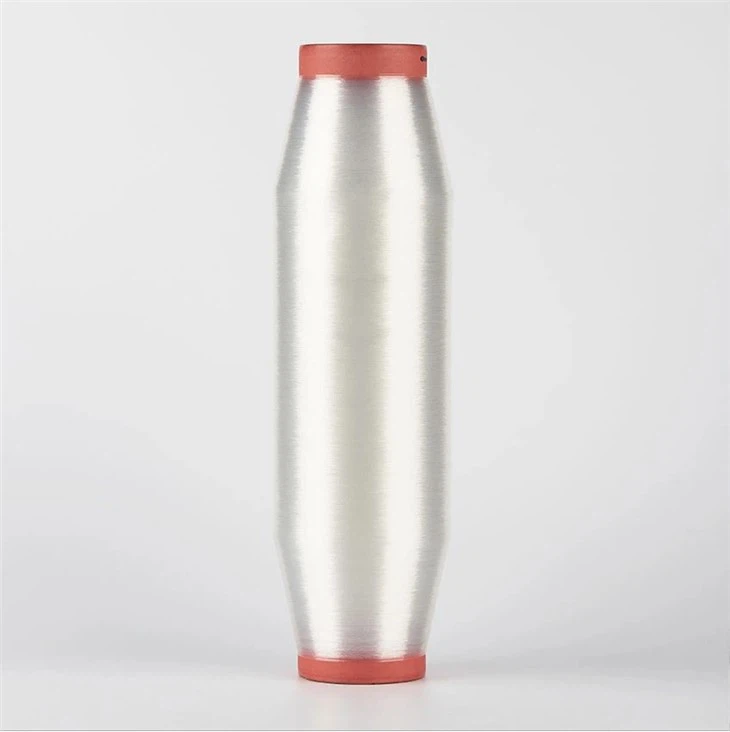 เส้นด้ายโพลีเอสเตอร์ Monofilament 100d สดใสสําหรับเย็บผ้าฝาครอบเบาะรถยนต์