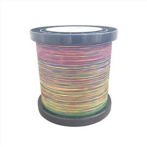 100m 16 Strands 130LB Multicolor PE สายตกปลาถักเปีย