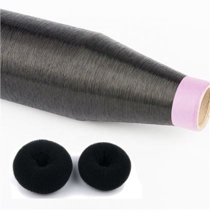 เส้นด้ายไนล่อนโมโนฟิลาเมนท์สีดํา 0.155 มม. สําหรับขนมปังผม